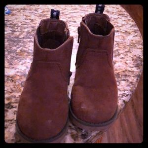 Brown booties - cute as can be for a chic girl.